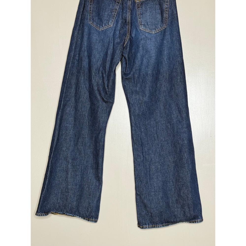 FRAME The Loose Jeans Size 25 Dark Wash High Rise Wide Leg Denim - Picture 7 of 9